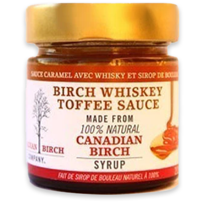 Birch Whiskey Toffee Sauce