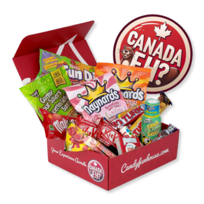 Assortiment de friandises Canadian Eh! Candy Funbox