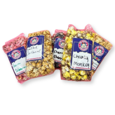 Assortiment de maïs soufflé, Happy Popcorn Company
