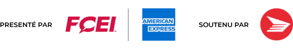 Présenté par FCEI et American Express. Soutenu par Postes Canada.