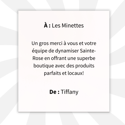 Merci de Les Minettes