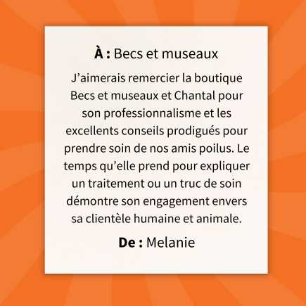 Merci de Becs et museaux