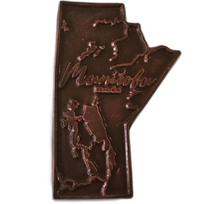 Barre de chocolat local du Manitoba